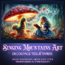 Search for magic mushrooms Decoupage