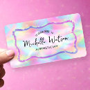 Search for opal business cards Aesthetician