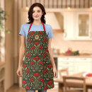 Search for red poppy aprons Elegant