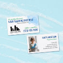 Search for cleaning service logo business cards Blue