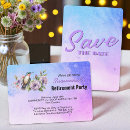 Search for colorful save the dates Flowers