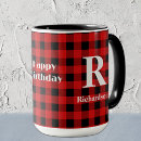 Search for red black buffalo check mugs Modern
