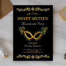 Search for masquerade sweet 16 invitations Carnival