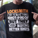 Search for funny locksmith tshirts Worker