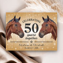 Search for 50th anniversary invitation postcards Gold