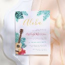 Search for monstera leaf birthday invitations Luau