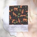Search for big cat birthday invitations Tiger