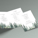 Search for mountain wedding programs Minimalist
