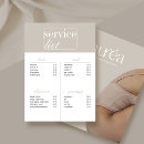 Search for esthetician price lists Modern