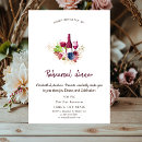 Search for winery rehearsal dinner invitations Burgundy