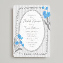 Search for grey bridal shower invitations Winter