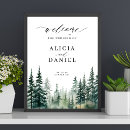 Search for green tree wedding posters Elegant