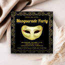 Search for gold masquerade party invitations Costume