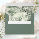 Search for green wedding envelopes Wildflowers