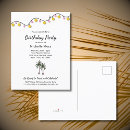 Search for palm tree string lights invitations Elegant