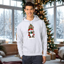 Search for red and green christmas hoodies White