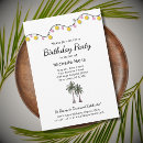 Search for palm tree string lights invitations Summer
