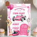 Search for pink car birthday invitations Kids birthday party