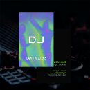 Search for singer business cards Disc jockey