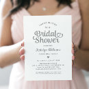 Search for silver bridal shower invitations Bride