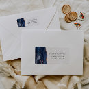 Search for navy and gold wedding return address labels Modern