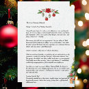 Search for christmas newsletter stationery paper Red