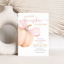 Search for little pumpkin baby shower invitations Coquette