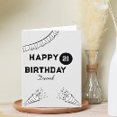 Search for sons 21st birthday cards Modern