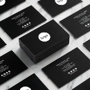 Search for add your logo business cards Professional black