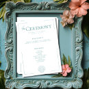 Search for classic cards wedding programs Typography