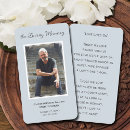 Search for life size cards Funeral