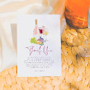 Search for wine thank you cards Watercolor