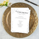 Search for invitations wedding programs Minimalist
