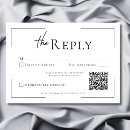Search for plain white rsvp cards Typography