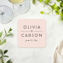 Search for modern wedding coasters Minimalist