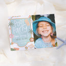 Search for cute fun invitations Pool party