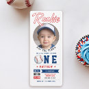 Search for baseball ticket birthday invitations Red blue white