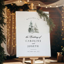 Search for winter welcome wedding signs White