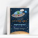 Search for out of this world birthday invitations Alien