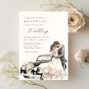 Search for vintage car wedding invitations Watercolor