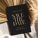 Search for black and gold wedding save the dates Minimalist