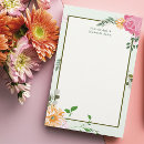 Search for vintage stationery paper Floral
