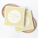 Search for yellow gingham napkins Gender neutral