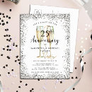 Search for 25 years wedding anniversary invitations Simple