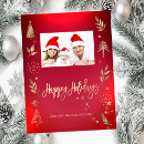 Search for snowflakes note cards Gold