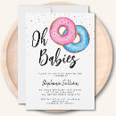 Search for pink and blue twin baby invitations Cute