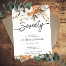 Search for modern floral 70th birthday invitations Rustic