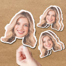 Search for womans face stickers For her