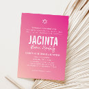 Search for fuschia invitations Typography