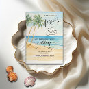 Search for beach vow renewal invitations Palm trees